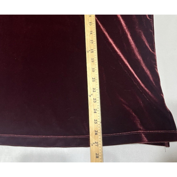 Susan Graver Velvet Turtleneck Womens 1X Purple Burgundy Long Sleeve Pullover - Picture 10 of 13